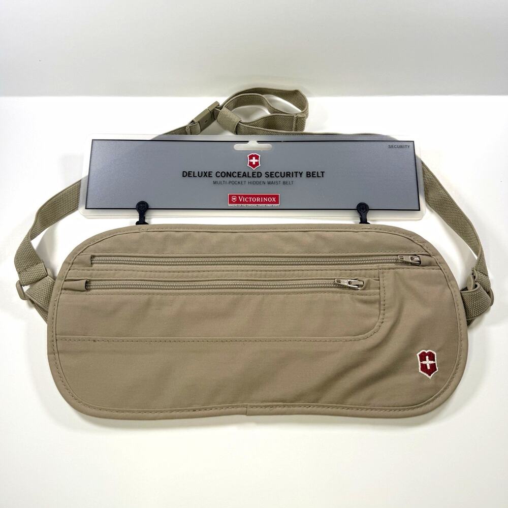 Victorinox Swiss Army Deluxe Concealed Security Belt Travel Money Belt Wallet